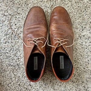 Steve Madden Men's Brown Leather Shoes